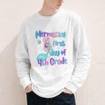 Mermazing First Day Of Fourth Grade Back To School Mermaid Premium Tri-Blend Youth Long Sleeve Tee