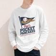 Pat's Pocket Pancakes Flag Baseball On Pancake Youth Long Sleeve Tee