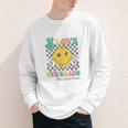 Peace Love 6th Grade Smile Face Back To School Sixth Grade Youth Long Sleeve Tee