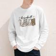 Preppy Baseball Mama Coquette Bow Game Day Mom Mother Youth Long Sleeve Tee