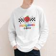Preschool Vibes Retro Groovy Apple Back To School Youth Long Sleeve Tee Preschool Vibes Retro Groovy Apple Back To School Youth Long Sleeve Tee