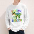 Roaring Into Kindergarten DinosaurRex Back To School Boys Performance Youth Long Sleeve Tee Roaring Into Kindergarten DinosaurRex Back To School Boys Performance Youth Long Sleeve Tee