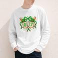 Six Seven 67 Meme Baseball Coquette Bow St Patrick's Day Youth Long Sleeve Tee Six Seven 67 Meme Baseball Coquette Bow St Patrick's Day Youth Long Sleeve Tee