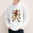 Skeleton Halloween Baseball Boys Men Kids Toddler Youth Long Sleeve Tee