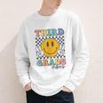 Third Grade Vibes Retro Smile Back To School 3rd Grade Team Youth Long Sleeve Tee