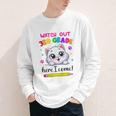 Watch Out 3rd Grade Here I Come Girls Cat Back To School Youth Long Sleeve Tee