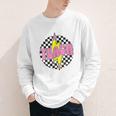 Women Checkered Teach Pencil Lightning Bolt Back To School Youth Long Sleeve Tee Women Checkered Teach Pencil Lightning Bolt Back To School Youth Long Sleeve Tee