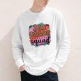 Women's Third 3rd Grade Squad Back To School Animal Print Girl Tee Youth Long Sleeve Tee