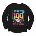 100 Days Of School Baseball Drip 100 Days Boy Girl Kids Youth Long Sleeve Tee 100 Days Of School Baseball Drip 100 Days Boy Girl Kids Youth Long Sleeve Tee