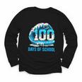 100 Days Of School Baseball Drip Ice Cream Kid Boy 100th Day Youth Long Sleeve Tee 100 Days Of School Baseball Drip Ice Cream Kid Boy 100th Day Youth Long Sleeve Tee