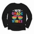 10th Grade Back To School Sunglasses Vibes Retro First Day Youth Long Sleeve Tee 10th Grade Back To School Sunglasses Vibes Retro First Day Youth Long Sleeve Tee