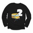 2nd Birthday School Bus Kids Back To School Themes Party Youth Long Sleeve Tee 2nd Birthday School Bus Kids Back To School Themes Party Youth Long Sleeve Tee