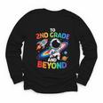 2nd Grade And Beyond Second Grade Astronaut Back To School Youth Long Sleeve Tee