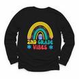 2nd Grade Vibes Back To School Rainbow Second Grade Youth Long Sleeve Tee