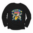 I Was 6 Now I’m 7 Banana Drip Birthday Baseball Youth Long Sleeve Tee