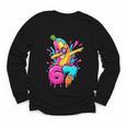 67 Baseball Dabbing Banana 6 7 Dripping Ice Cream Meme Youth Long Sleeve Tee