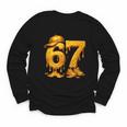 67 Brain Rot Meme Baseball Ice Cream Drip For Kids & Teens Youth Long Sleeve Tee 67 Brain Rot Meme Baseball Ice Cream Drip For Kids & Teens Youth Long Sleeve Tee