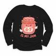 67 Is My Jam Back To School Girls Kids Cute 6 7 Meme Youth Long Sleeve Tee 67 Is My Jam Back To School Girls Kids Cute 6 7 Meme Youth Long Sleeve Tee