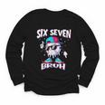 67 Meme Six Seven Baseball Ice Cream Drip Girls Boys Youth Long Sleeve Tee 67 Meme Six Seven Baseball Ice Cream Drip Girls Boys Youth Long Sleeve Tee