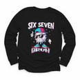67 Meme Six Seven Bruh Baseball Ice Cream Drip Youth Long Sleeve Tee 67 Meme Six Seven Bruh Baseball Ice Cream Drip Youth Long Sleeve Tee
