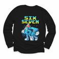 67 Six Seven 6-7 Italian Brainrot Kids Baseball Meme Youth Long Sleeve Tee 67 Six Seven 6-7 Italian Brainrot Kids Baseball Meme Youth Long Sleeve Tee