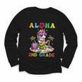 Aloha Second Grade Unicorn Hawaii Back To School Kids Girl Youth Long Sleeve Tee