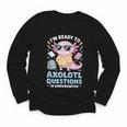 Axolotl Questions Kindergarten Back To School Youth Long Sleeve Tee