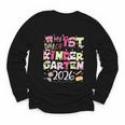 Back To School My 1st Day Of Kindergarten 2026 Bow Youth Long Sleeve Tee Back To School My 1st Day Of Kindergarten 2026 Bow Youth Long Sleeve Tee