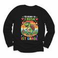 Back To School 1St Grade Boys I'm Ready To Crush Dinosaur Youth Long Sleeve Tee Back To School 1St Grade Boys I'm Ready To Crush Dinosaur Youth Long Sleeve Tee