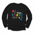 Back To School Autism Puzzle Pieces Autistic First Grade ASD Youth Long Sleeve Tee Back To School Autism Puzzle Pieces Autistic First Grade ASD Youth Long Sleeve Tee