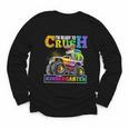 Back To School Boy Dinosaur I'm Ready To Crush Kindergarten Youth Long Sleeve Tee Back To School Boy Dinosaur I'm Ready To Crush Kindergarten Youth Long Sleeve Tee