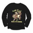 Back To School Cowboy Rodeo Country Western Saddle Up Boys Youth Long Sleeve Tee