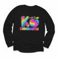 Back To School F Is For Kindergarten Rainbow Apple Kid Youth Long Sleeve Tee Back To School F Is For Kindergarten Rainbow Apple Kid Youth Long Sleeve Tee