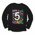 Back To School Fifth 5th Grade Classroom Typography Youth Long Sleeve Tee Back To School Fifth 5th Grade Classroom Typography Youth Long Sleeve Tee