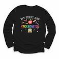 Back To School My First Day Of Kindergarten Boy Girl Youth Long Sleeve Tee