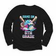 Back To School Game On Fifth Grade Baseball First Day Boys Youth Long Sleeve Tee Back To School Game On Fifth Grade Baseball First Day Boys Youth Long Sleeve Tee