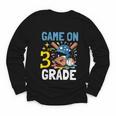Back To School Game On Third Grade Baseball First Day Boys Youth Long Sleeve Tee Back To School Game On Third Grade Baseball First Day Boys Youth Long Sleeve Tee