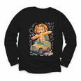 Back To School Lion School Bus 100 Days Of School Youth Long Sleeve Tee