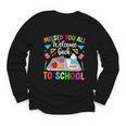Back To School Lunch Lady First Day Of School Lunch Lady Youth Long Sleeve Tee