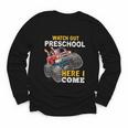 Back To School Preschool Here I Come For Boy Kids Truck Youth Long Sleeve Tee Back To School Preschool Here I Come For Boy Kids Truck Youth Long Sleeve Tee