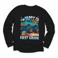 Back To School Ready To Crush 1st Grade Monster Truck Boys Youth Long Sleeve Tee