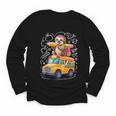 Back To School Sloth School Bus 100 Days Of School Youth Long Sleeve Tee