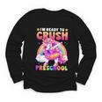 Back To School Unicorn Girls I'm Ready To Crush Preschool Youth Long Sleeve Tee Back To School Unicorn Girls I'm Ready To Crush Preschool Youth Long Sleeve Tee