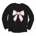 Baseball Coquette Bow Cute Baseball Game Youth Long Sleeve Tee Baseball Coquette Bow Cute Baseball Game Youth Long Sleeve Tee