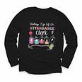 Battery Life Of An Attendance Clerk Back To School Youth Long Sleeve Tee Battery Life Of An Attendance Clerk Back To School Youth Long Sleeve Tee
