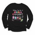 Battery Life Of A Media Specialist Back To School Youth Long Sleeve Tee Battery Life Of A Media Specialist Back To School Youth Long Sleeve Tee