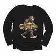 Bigfoot Carrying School Bus Sasquatch Back To School Youth Long Sleeve Tee Bigfoot Carrying School Bus Sasquatch Back To School Youth Long Sleeve Tee