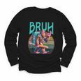 Boys Modern Bruh Big Foot Back To School Graphic Youth Long Sleeve Tee Boys Modern Bruh Big Foot Back To School Graphic Youth Long Sleeve Tee