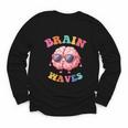 Brain Waves Last Day Of School Back To School Youth Long Sleeve Tee