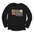 Bruh We Back Paras Paraprofessionals Back To School Youth Long Sleeve Tee Bruh We Back Paras Paraprofessionals Back To School Youth Long Sleeve Tee
